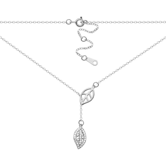 Срібне кольє з фіанітами. Артикул UG51NE58522