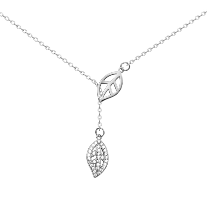 Срібне кольє з фіанітами. Артикул UG51NE58522