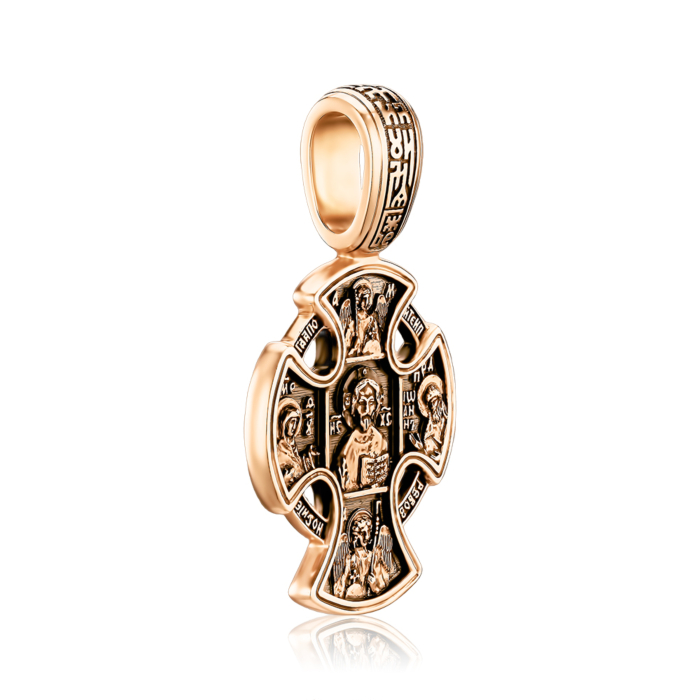 Золотий хрестик без вставки. Артикул 31953-2/01/1