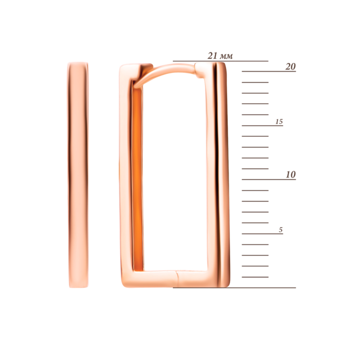 Золотые серьги. Артикул UG52/40/243