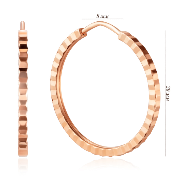 Золоты сережки. Артикул 20874-2/01/2