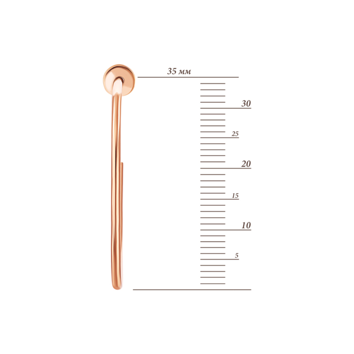 Золотые серьги. Артикул UG52/50/057
