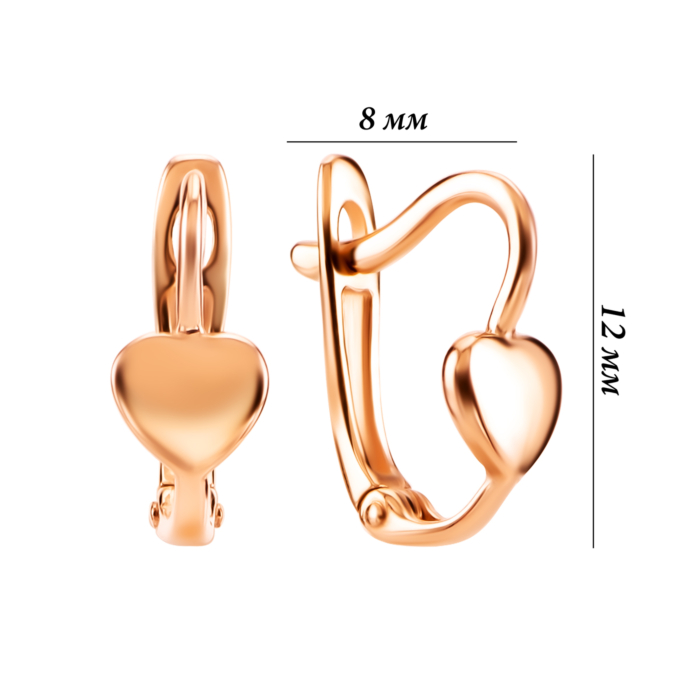 Золотые серьги. Артикул UG520/0399/00/01/01