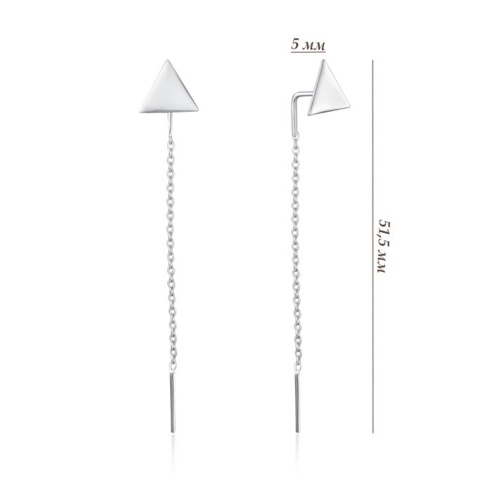 Золотые серьги. Артикул 02802/02/1