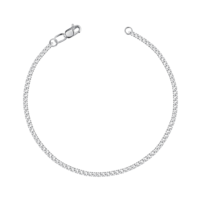 Золотий браслет без вставки. Артикул 77912-2.5-2/02