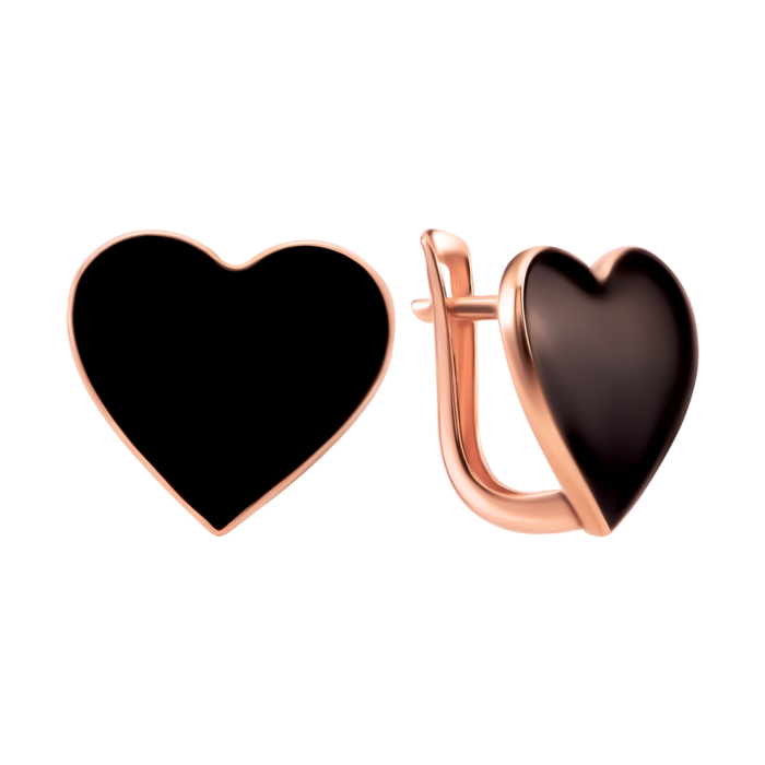 Золотые серьги с эмалью. Артикул UG523848/01/0/389