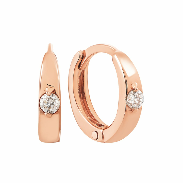 Золотые серьги с фианитами. Артикул UG5СВ244и