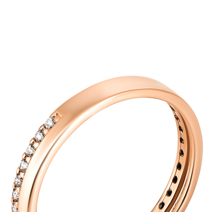 Золотое кольцо с фианитами. Артикул UG5КВ2502.1