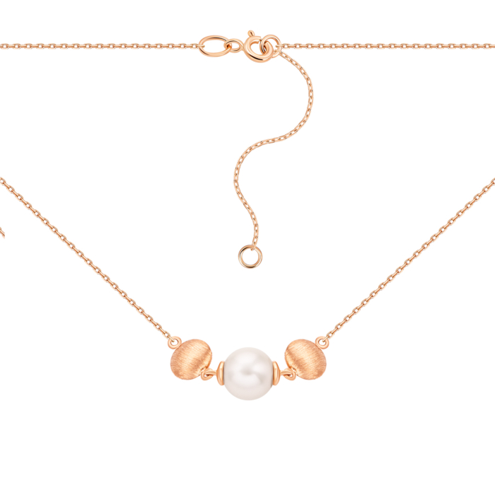 Золотое колье с жемчугом. Артикул UG5ц254