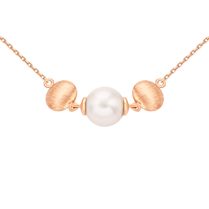 Золотое колье с жемчугом. Артикул UG5ц254