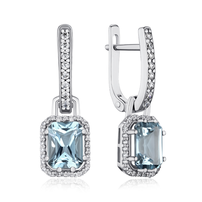 Срібні сережки. Артикул 40514/12/1/7964