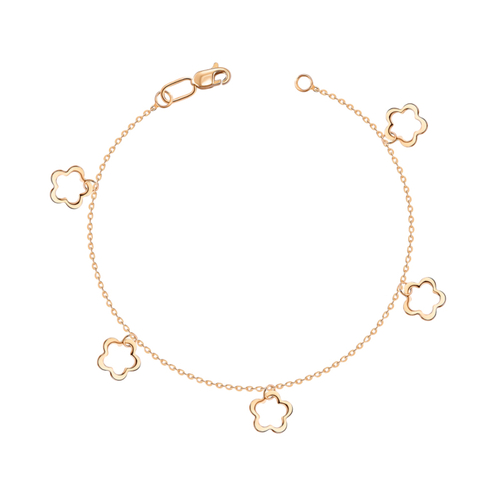 Золотой браслет без вставки. Артикул 07272/01/0