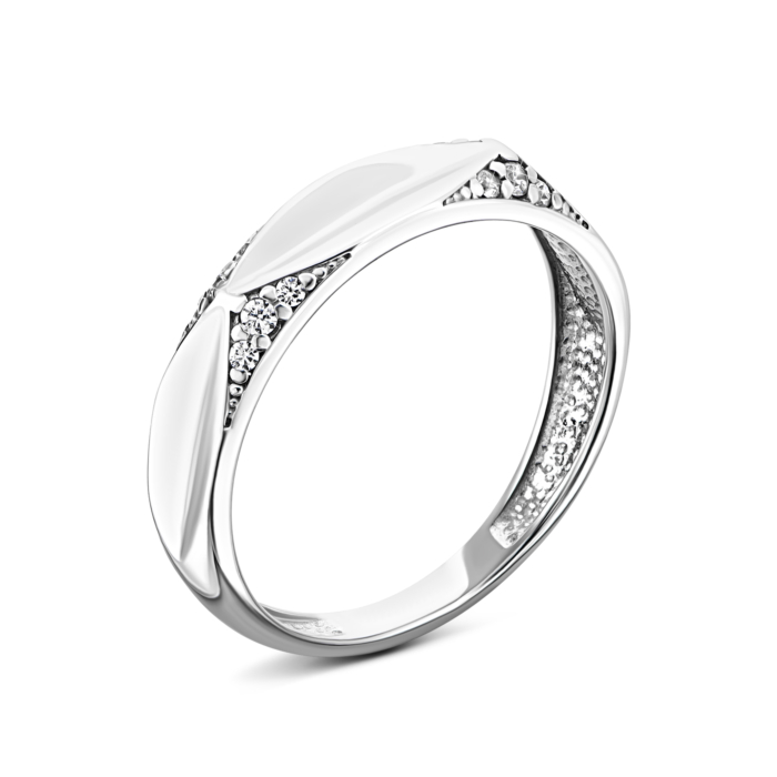 Золотое кольцо с фианитами. Артикул UG5КВ2988.1