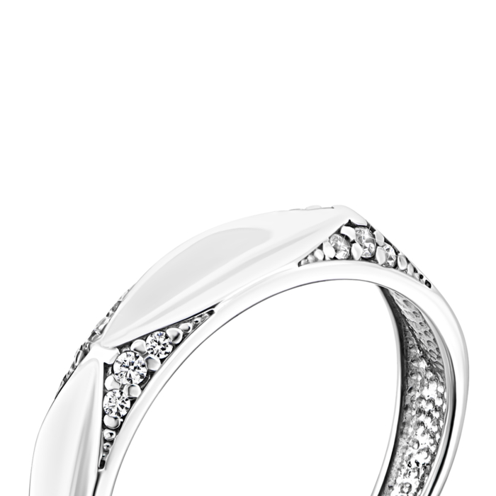 Золотое кольцо с фианитами. Артикул UG5КВ2988.1