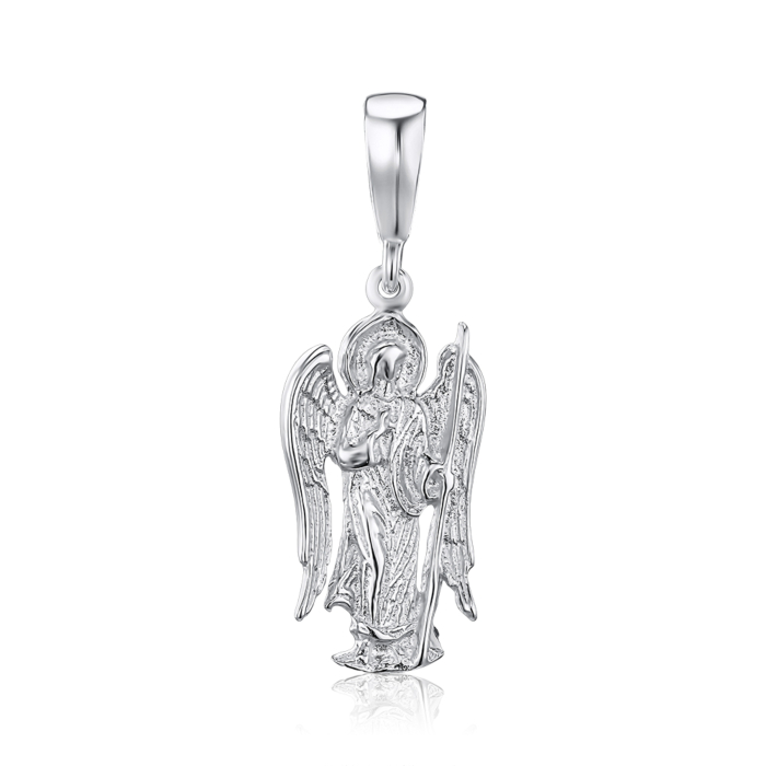 Срібна підвіска-оберіг Янгол-охоронець П2/011