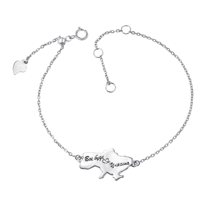 Срібний браслет. Артикул БК2/1078Ш-21