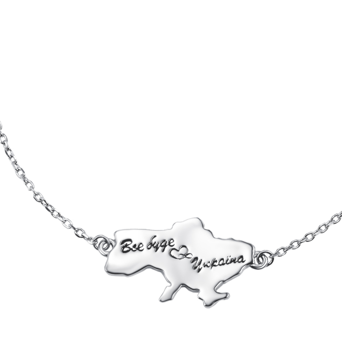 Срібний браслет. Артикул БК2/1078Ш-21