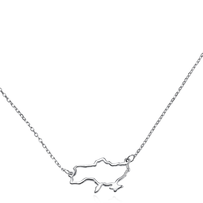 Серебряное колье. Артикул КлК2/1081Ш-43
