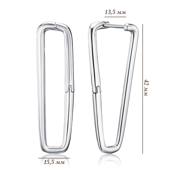 Серебряные серьги С2/1164