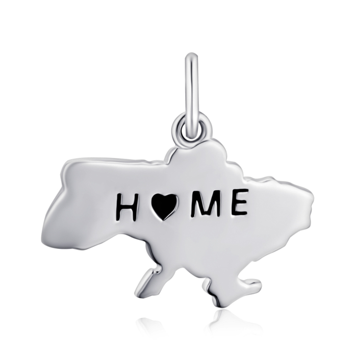 Срібна підвіска "Home"  П2/3004