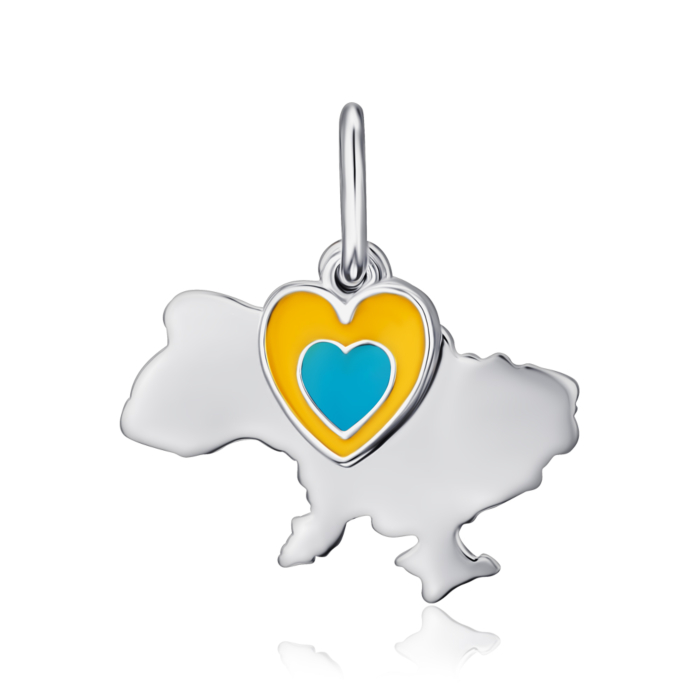 Підвіска зі срібла з емаллю П2/3015