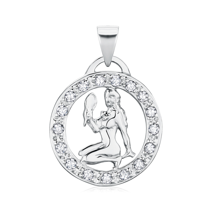 Серебряная подвеска с фианитами П2Ф/048