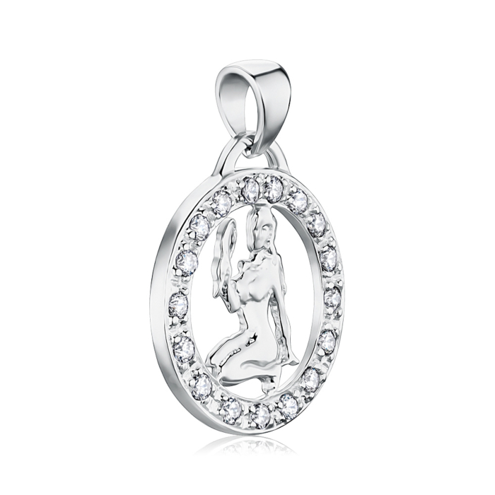 Серебряная подвеска с фианитами П2Ф/048