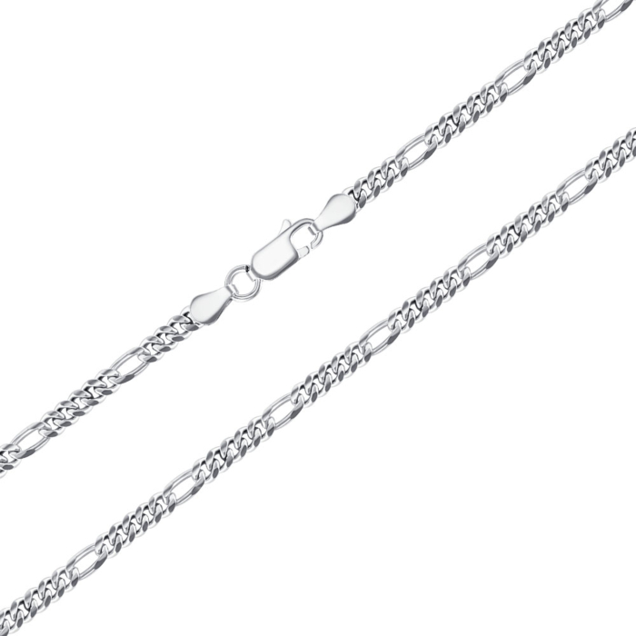 Срібний ланцюжок. Артикул 075 BOMBE 5+1-1-L/12