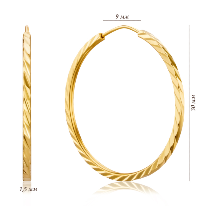 Золотые серьги. Артикул 20810-3/03/2