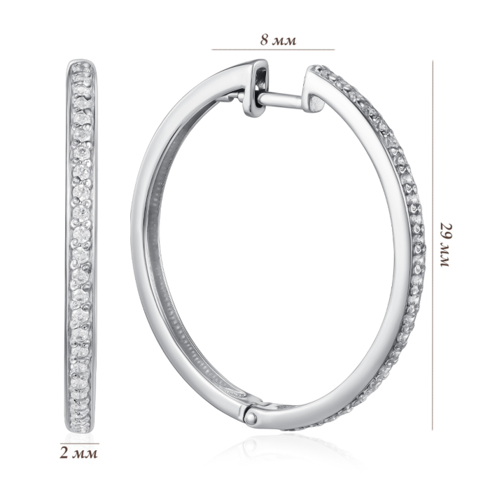 Золотые серьги. Артикул 21820-3/02/1/13