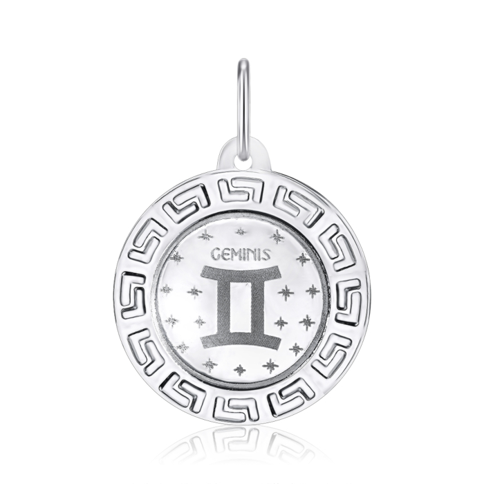 Срібна підвіска Близнюки 30560-3/12/1