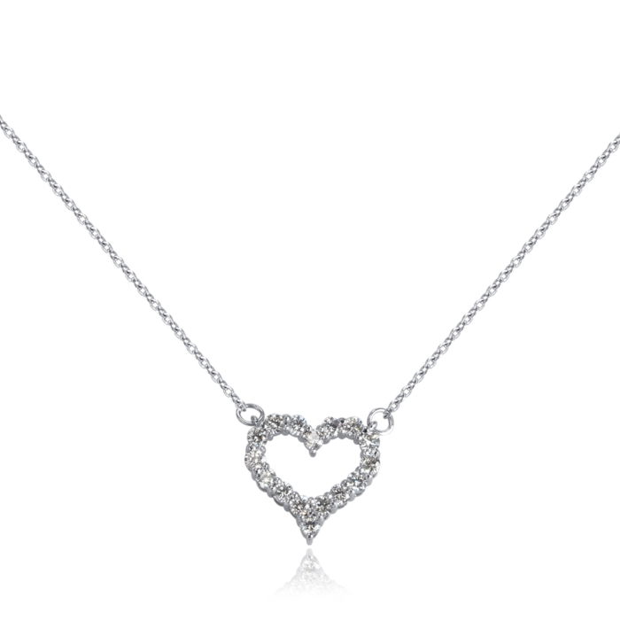 Золотое колье с бриллиантами. Артикул 560104/66024-3/02/1/8581