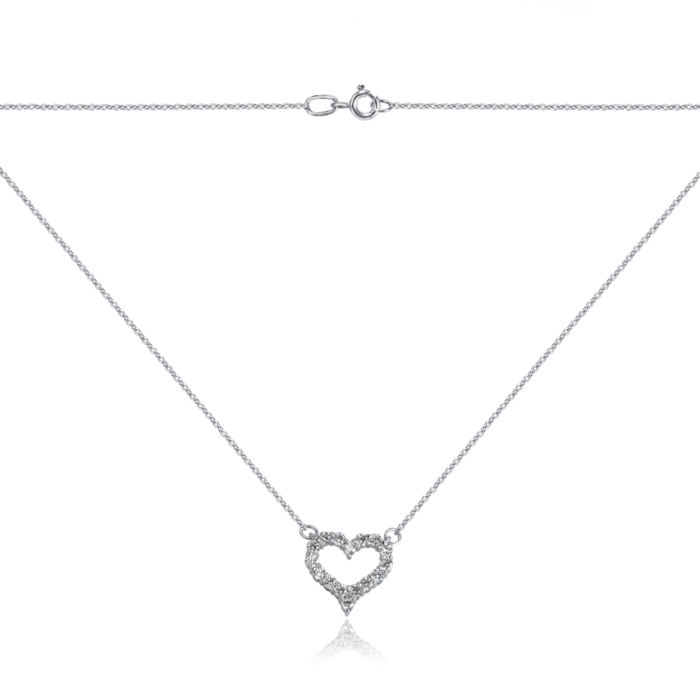 Золотое колье с бриллиантами. Артикул 560104/66024-3/02/1/8581