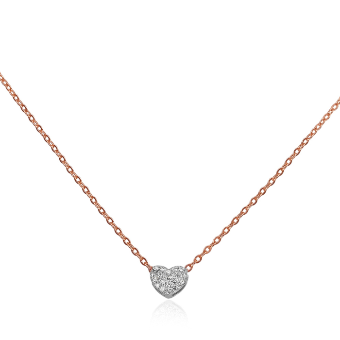 Золотое колье с бриллиантами. Артикул 809018/66024-3/14/1/8007