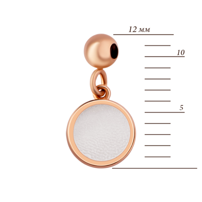 Золота підвіска з перламутром. Артикул UG53/51/258