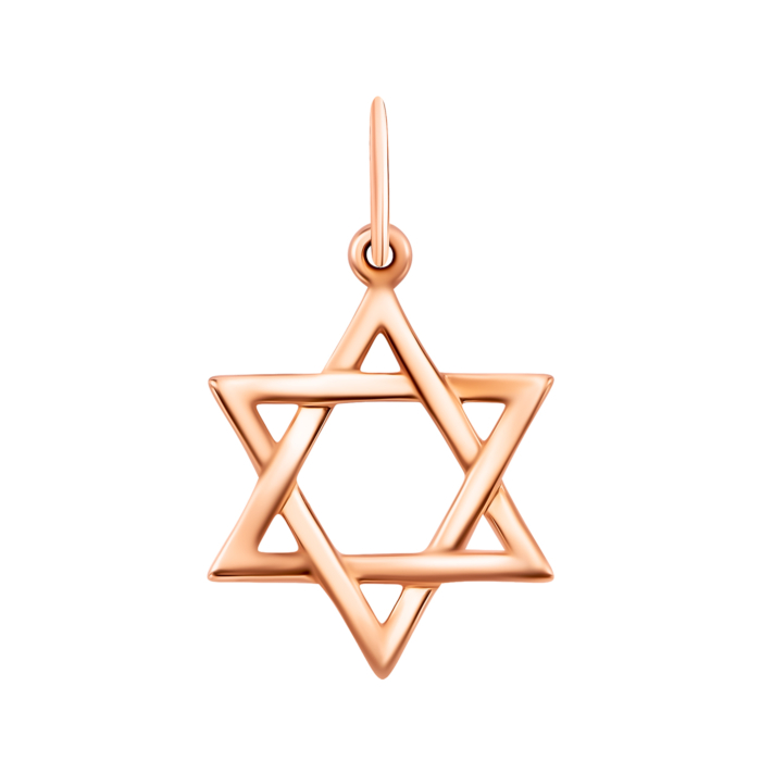 Золота підвіска Зірка. Артикул UG530/0178/00/01/01