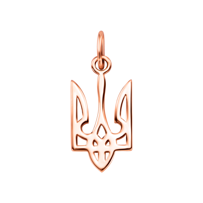 Золота підвіска Герб України. Артикул UG530/0241/00/01/01