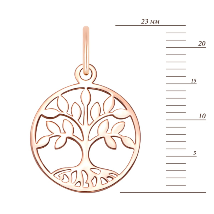 Золота підвіска Дерево. Артикул UG5300703310101