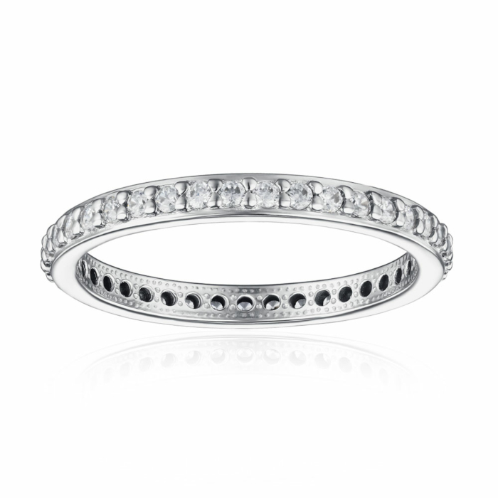 Золота каблучка з фіанітами. Артикул 13203/02/1/13