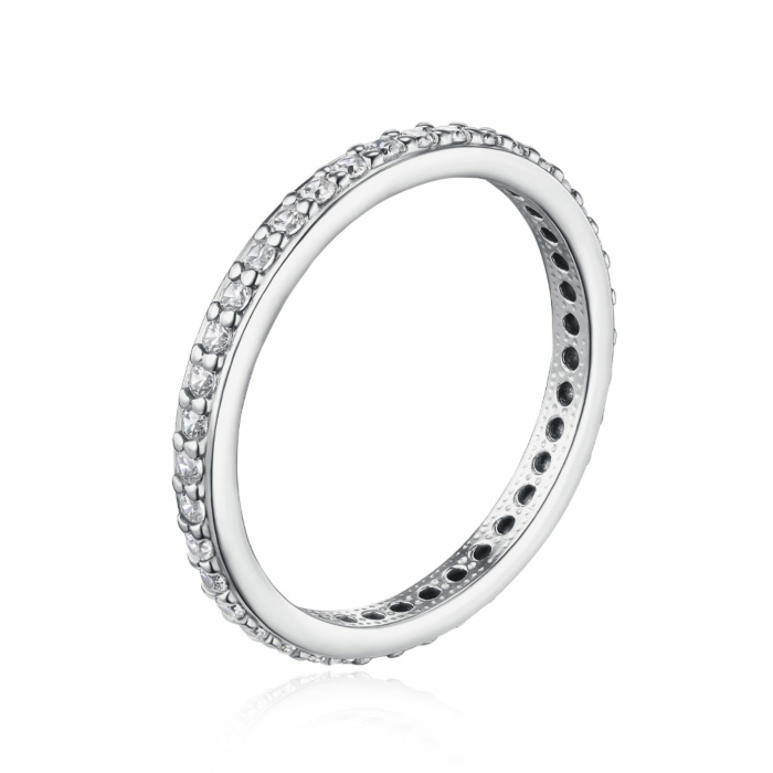 Золота каблучка з фіанітами. Артикул 13203/02/1/13