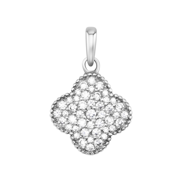 Срібна підвіска з фіанітами. Артикул UG530242