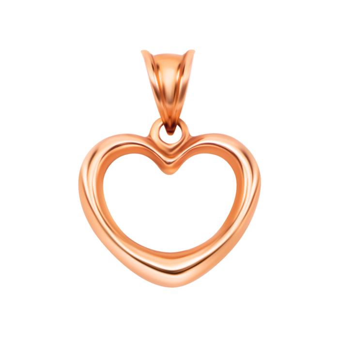 Золота підвіска Серце. Артикул UG53102023301