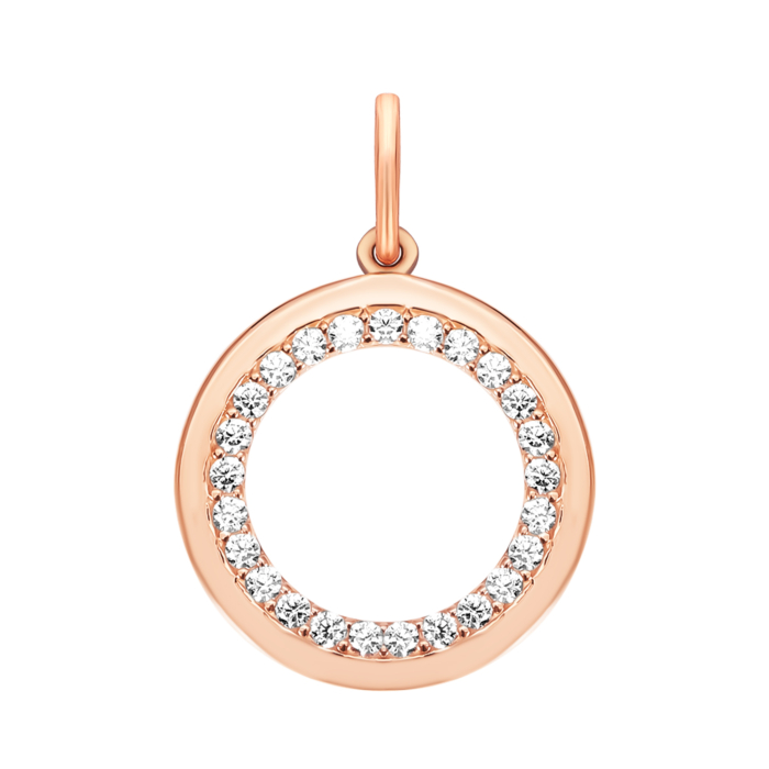 Золота підвіска з фіанітами. Артикул UG5310729010101