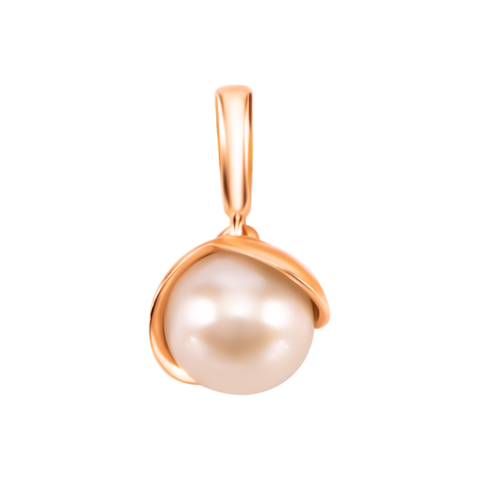 Золота підвіска з перлиною. Артикул UG5319100810101п