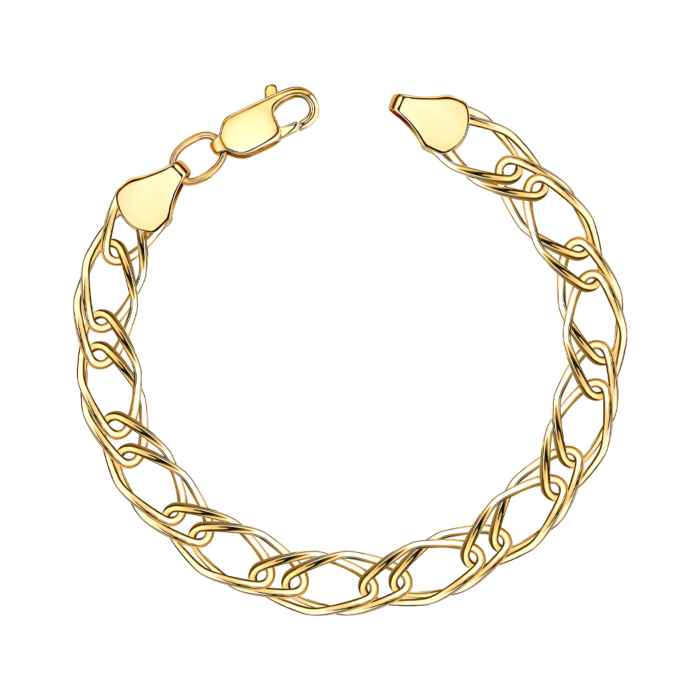 Золотой браслет без вставки 07523-7-8/03