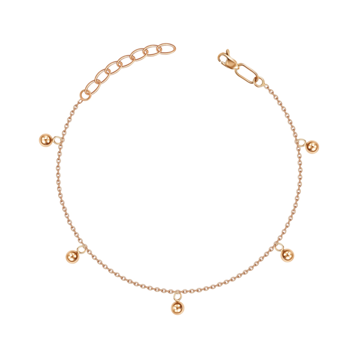 Золотой браслет без вставки 07133/01/0