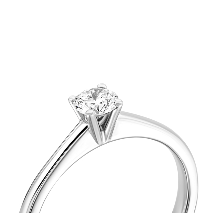 Золота каблучка з діамантом. Артикул UG5B359Б