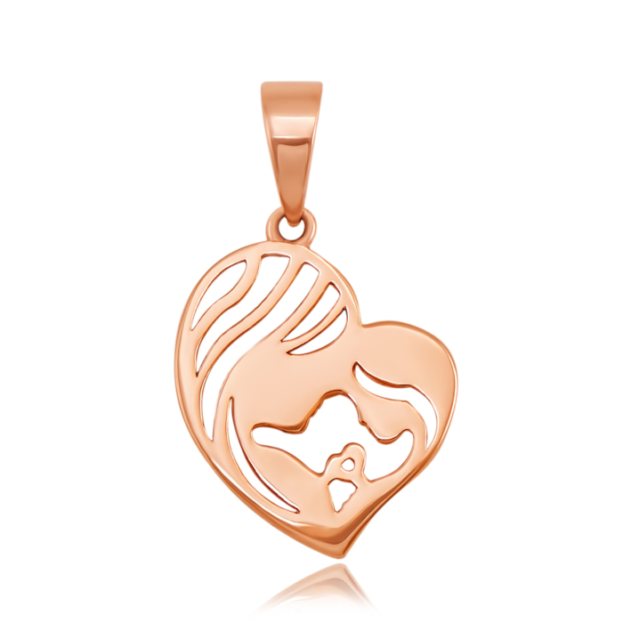 Золота підвіска «Серце». Артикул 3891