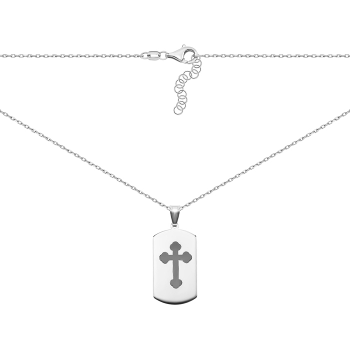Серебряное колье Крестик. Артикул UG53FN-01737-1