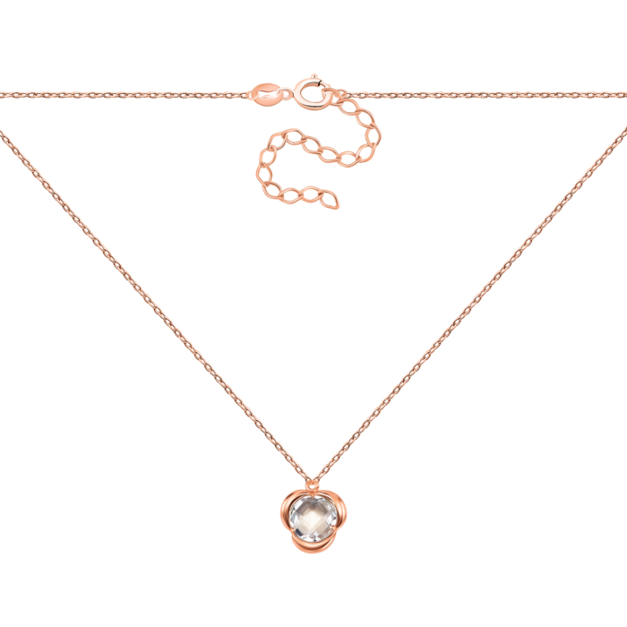 Золотое колье с голубым кварцем. Артикул UG54/21/264